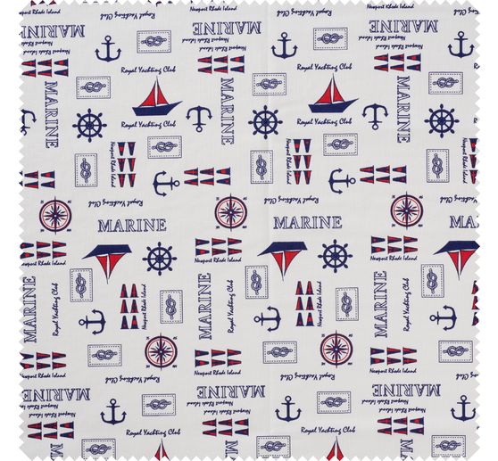 Cotton fabric "Marine"