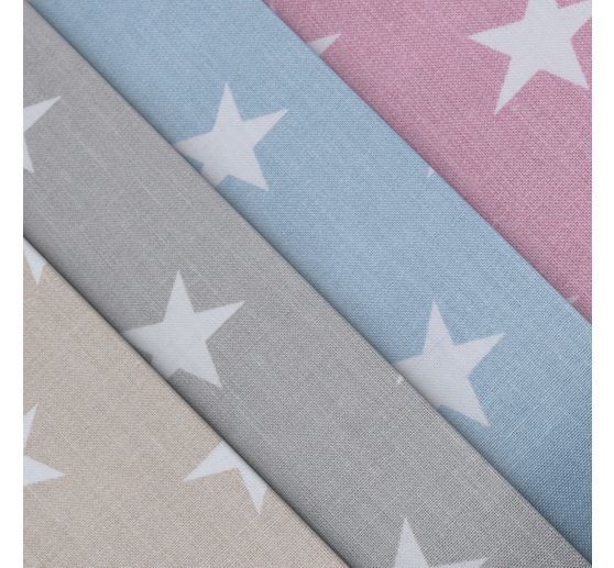 Tissu au mètre « Etoiles pastel »