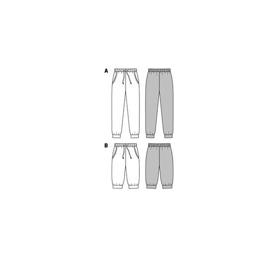 Patron Burda « Pantalon de jogging », n° 6659