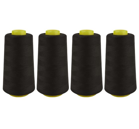 Fil pour surjeteuse 40/2 VBS, 4 rouleaux de 3000 yards