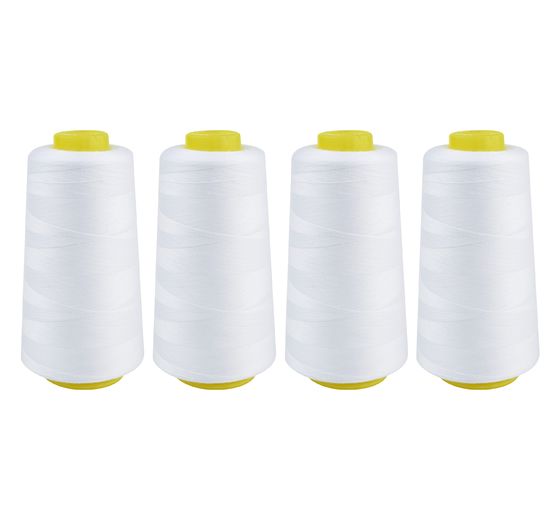 Fil pour surjeteuse 40/2 VBS, 4 rouleaux de 3000 yards