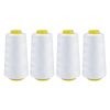 Fil pour surjeteuse 40/2 VBS, 4 rouleaux de 3000 yards Blanc