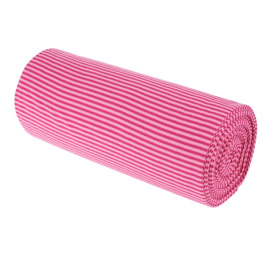 Tissu jersey bord-côte au mètre « Rayé »