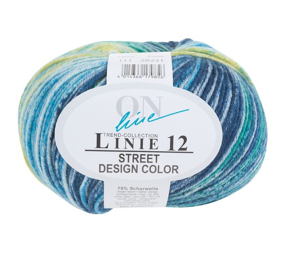Laine ONline « Street Design Color », ligne 12, 50 g, env. 210 m