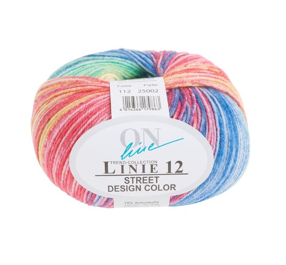 Laine ONline « Street Design Color », ligne 12, 50 g, env. 210 m
