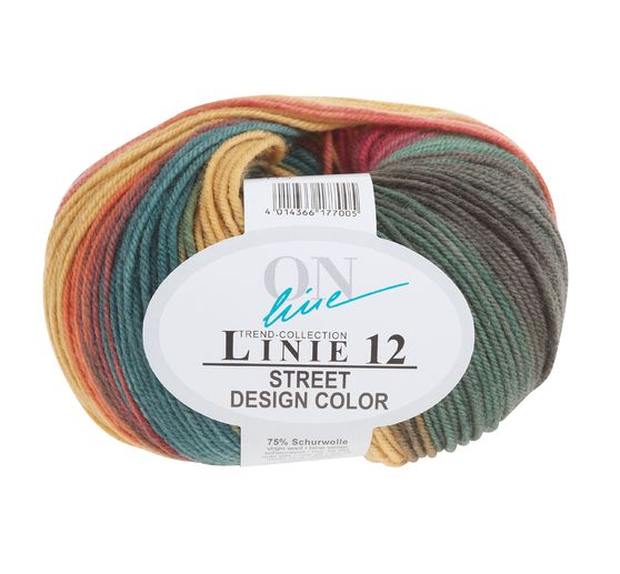 Laine ONline « Street Design Color », ligne 12, 50 g, env. 210 m