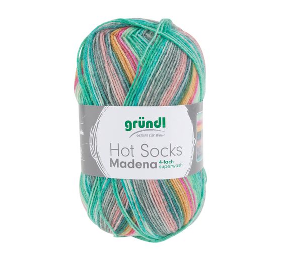 Laine Gründl Hot Socks « Madena », 100 g