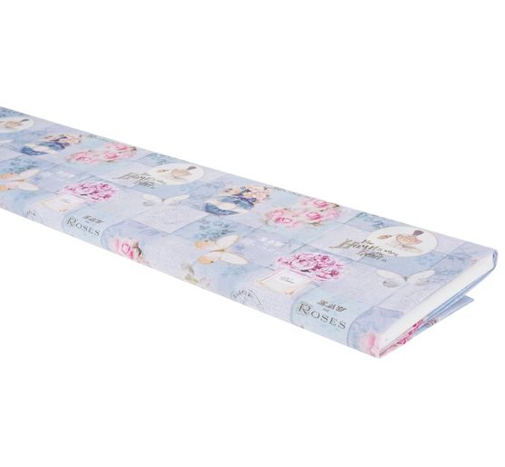 Tissu coton au mètre « Parfumeur », l 150 cm