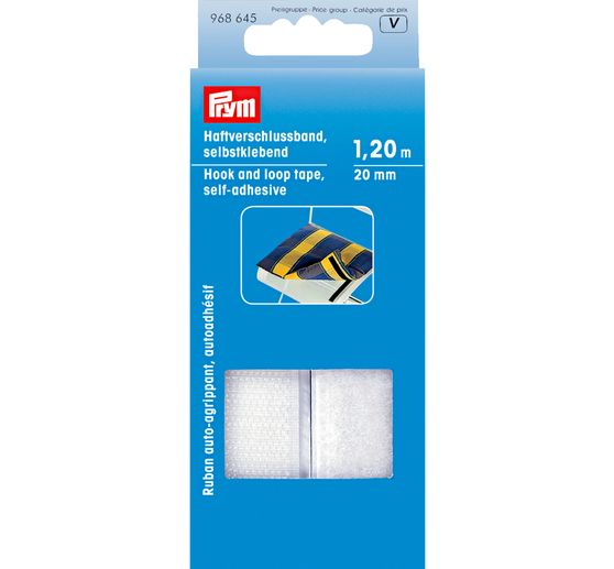 Bande velcro Prym, autocollante