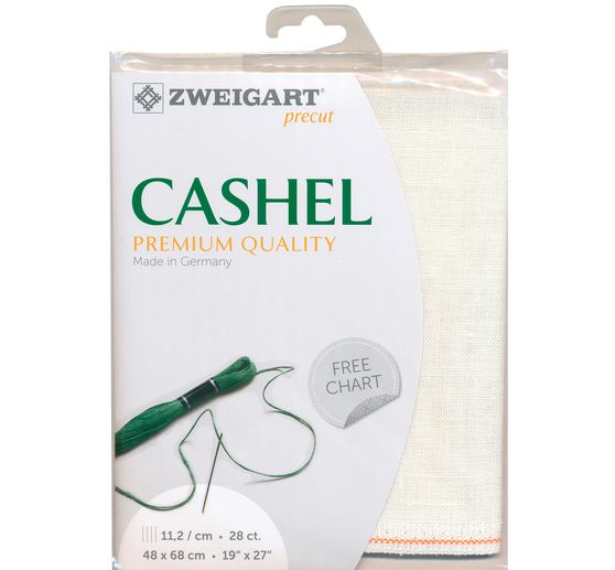 Toile à broder en lin Zweigart « Cashel »