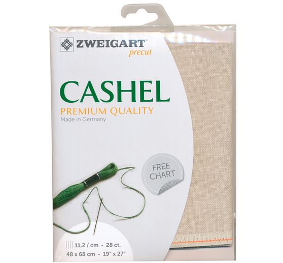 Toile à broder en lin Zweigart « Cashel »