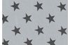 Tissu coton au mètre « Bergen », Étoiles, gris, largeur 150 cm