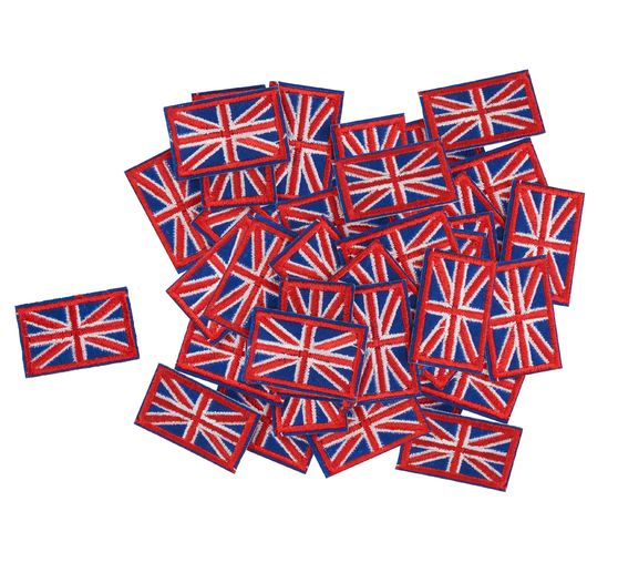 Applications thermocollantes VBS « Union Jack », 50 pc.