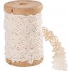 Ruban dentelle VBS, 10 mm Crème