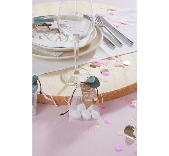 Sachets en organza VBS « 15 x 11,5 cm », 100 pc.