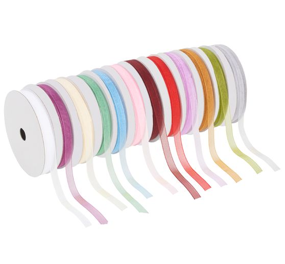 Ruban organza, 6 mm