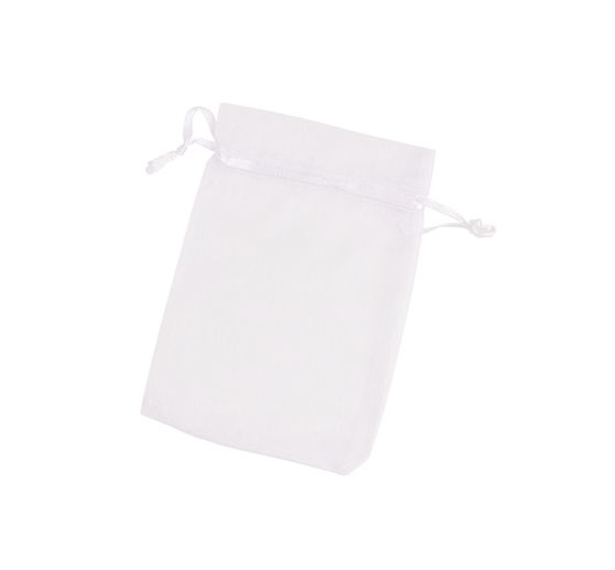 Sachets en organza VBS « 7,5 x 12 cm », 100 pc.