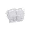 Sachets en organza VBS « 7,5 x 12 cm », 100 pc. Blanc