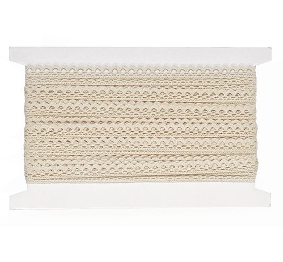 10 m ruban au crochet, 10 mm, Blanc, Gros acheteurs VBS