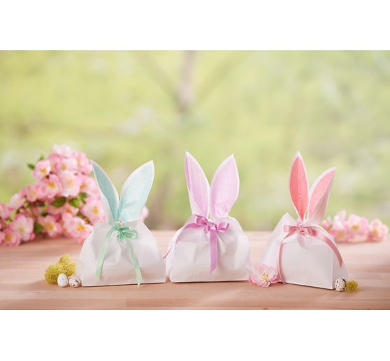 Rubans satin « Pastel », set de 5