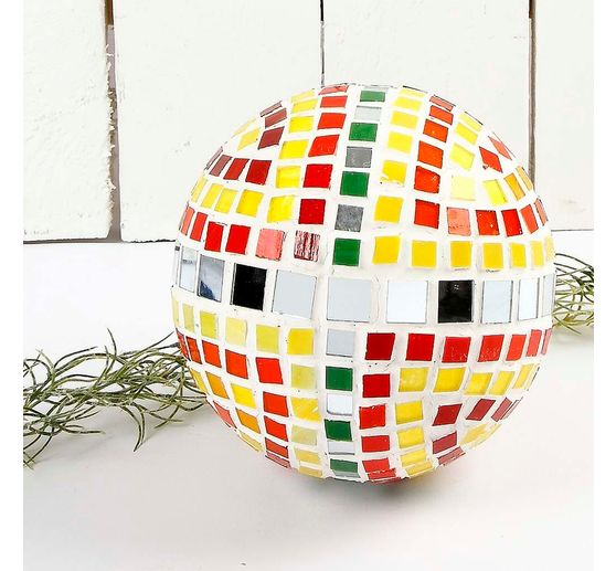 Tesselles de mosaïque en verre « Multicolore », transp.+opaques, 10x10mm