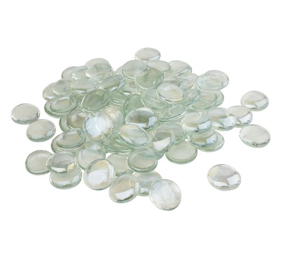 Galets en verre VBS « Transparent », 1 kg
