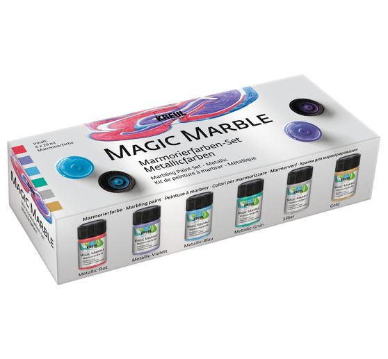 Set Magic Marble Kreul « Metallic »