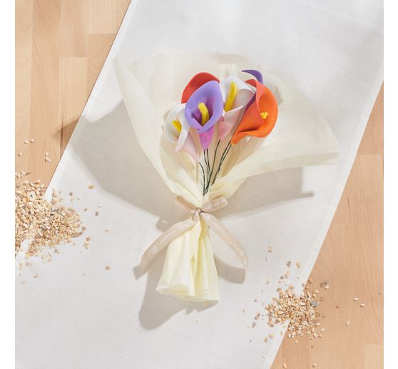 Ruban imprimé « Fleurs »