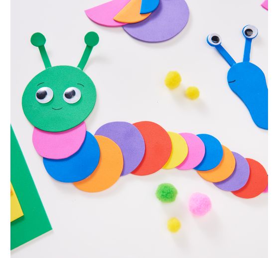 Caoutchouc mousse VBS « Mega pack », 50 pc., assortiment multicolore