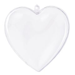 Cœurs en polystyrène, forme galbée, à dos plat, dimensions