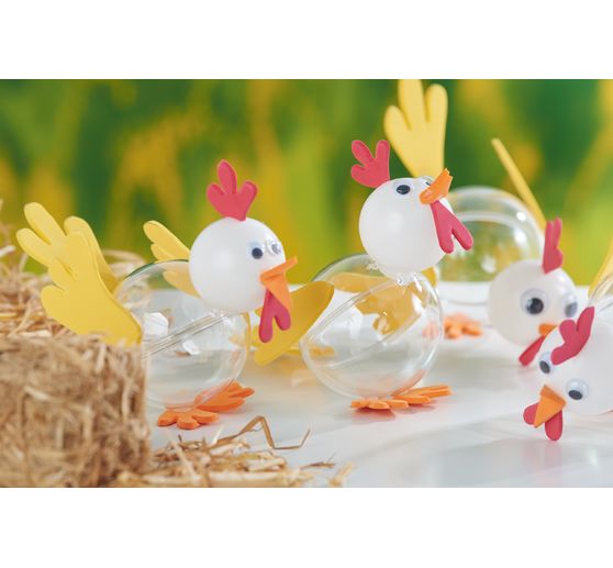 Assortiment d'yeux mobiles VBS à coller, 100 pièces