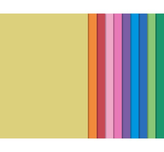 Feuille de mousse 2 mm - Assortiment multicolore pailleté - 5