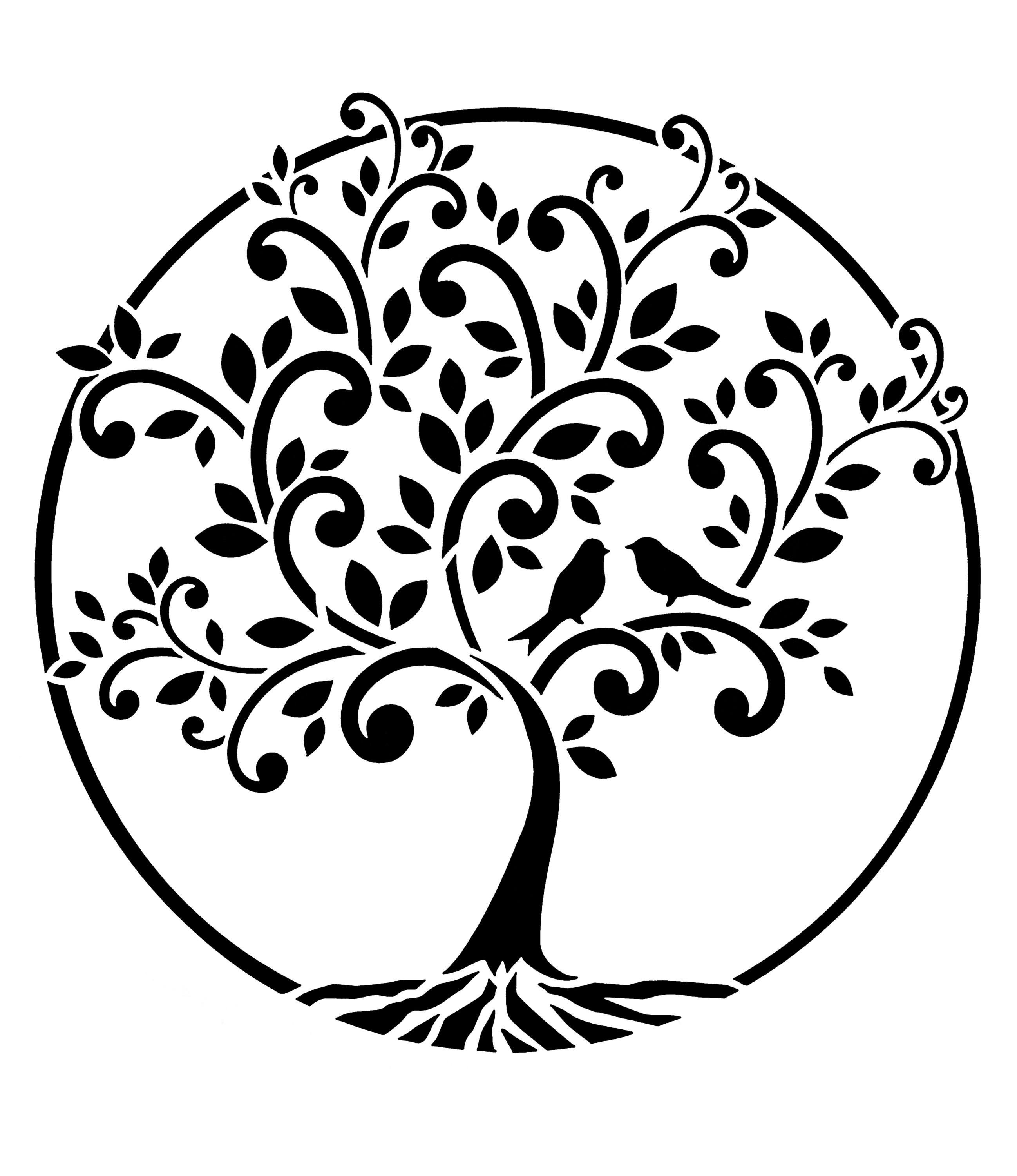 modèles de pochoirs de fleurs imprimables gratuits