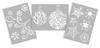 VBS Christmas stencils, set of 3