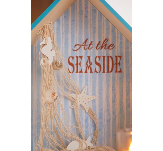 Pochoir « At the seaside », A4, 6 motifs