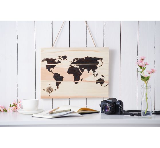 Stencil "World Map XXL", A2