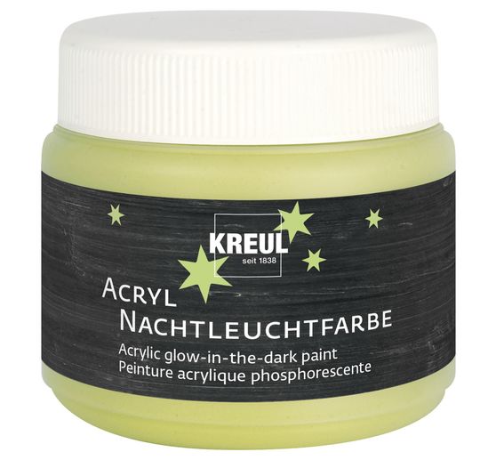 Peinture acrylique phosphorescente Kreul, 150 ml