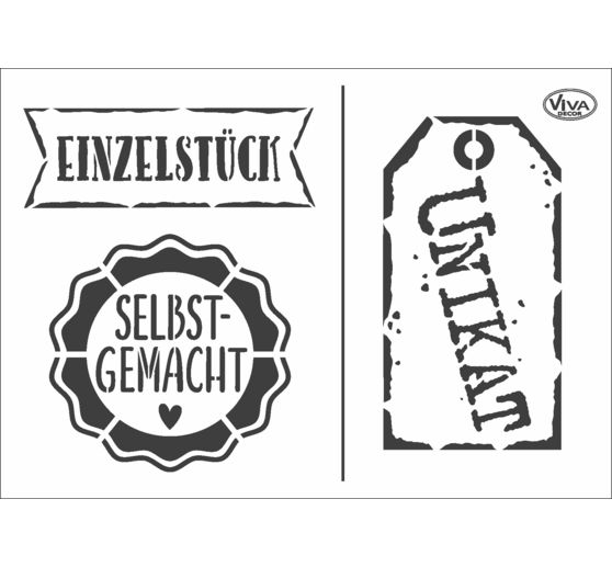 Stencil "Einzelst&uuml;ck"