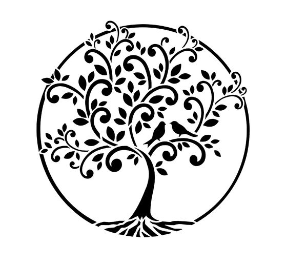 Pochoir « Arbre de vie »