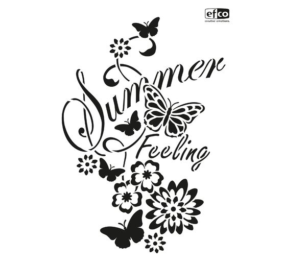 Pochoir « Summer feeling », A4, 1 motif