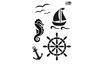 Pochoir « Maritime », A4, 5 motifs