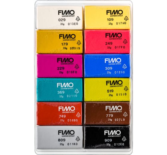FIMO soft Material package "Leather effect"