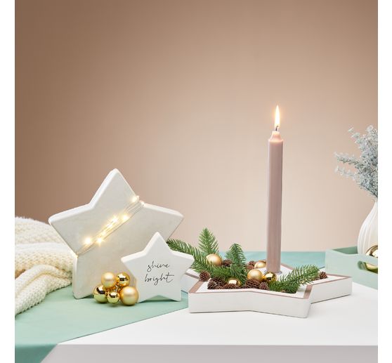 Bougies droites « Pure Natural Wax »