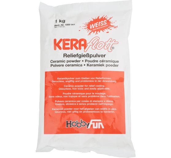 Poudre de moulage Keraflott, Blanc