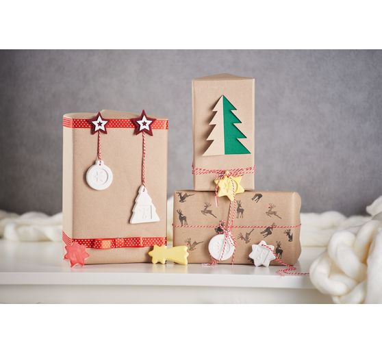 Relief inlay "Snowflake + star"