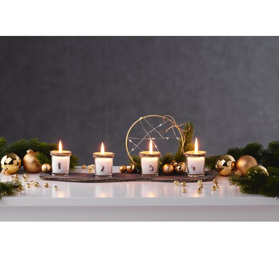 Boules de Noël en verre sur tige
