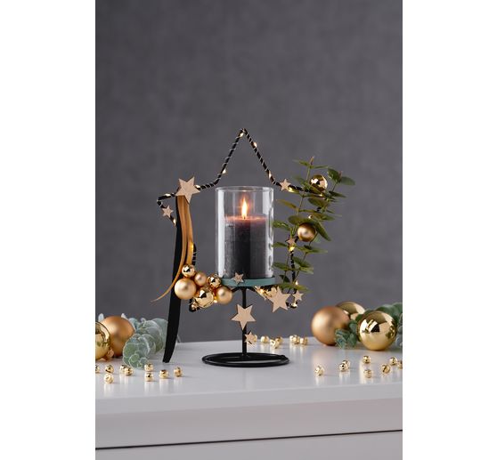 Boules de Noël en verre sur tige
