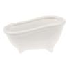 Ceramic soap dish "Bathtub", 15x7x7,2cm, white glossy