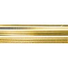 Assortiment de bandes de cire, 22 cm, 12 pc. Or brillant