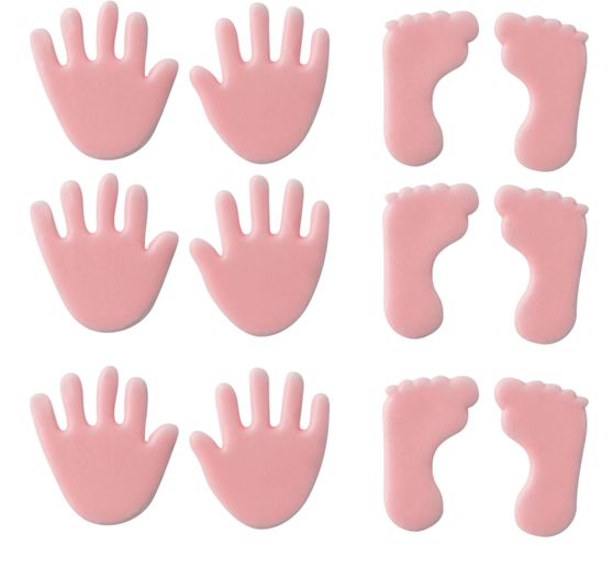 Motif en cire « Pieds & mains »